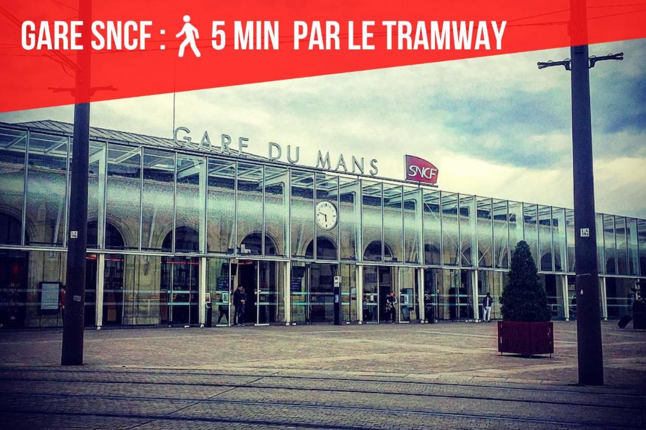Tramway 9 Jaures Cosy Proche Gare Apartment Le Mans Luaran gambar